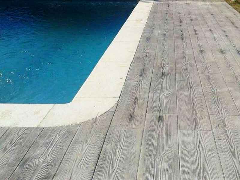 hormigon impreso para piscina